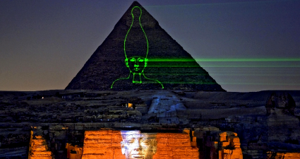 sound and light show pyramids