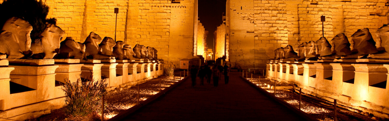 Espectáculo de Luz y Sonido en el Templo de Karnak